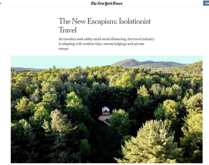 Gorgeous Safari Tent Rental Ideal for Glamping in Upstate New York