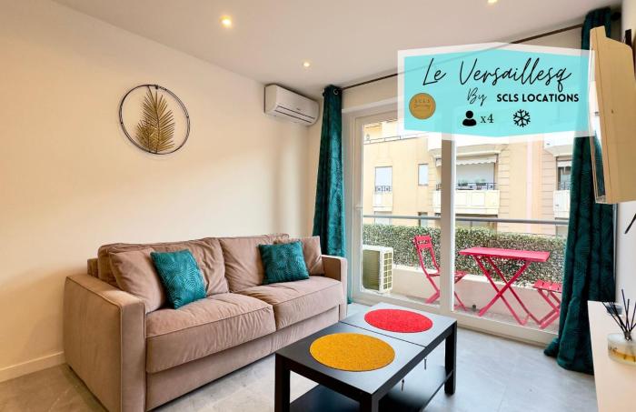Le Versailles SCLS - Wifi, Clim, Rue dAntibes