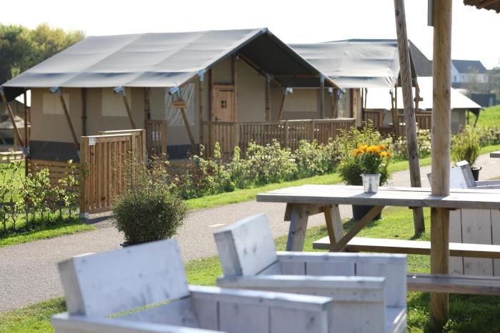 Luxury glamping tent near the lakes of Amsterdam