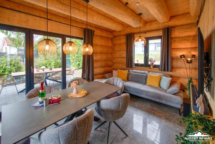 Haus 8 Auszeit im Harz - Haus 8 Blockhaus oben