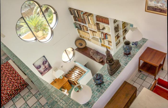 Porquerolles Island architectural seaview