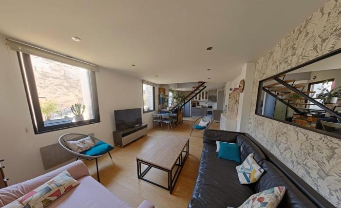 Duplex atypique en centre-ville