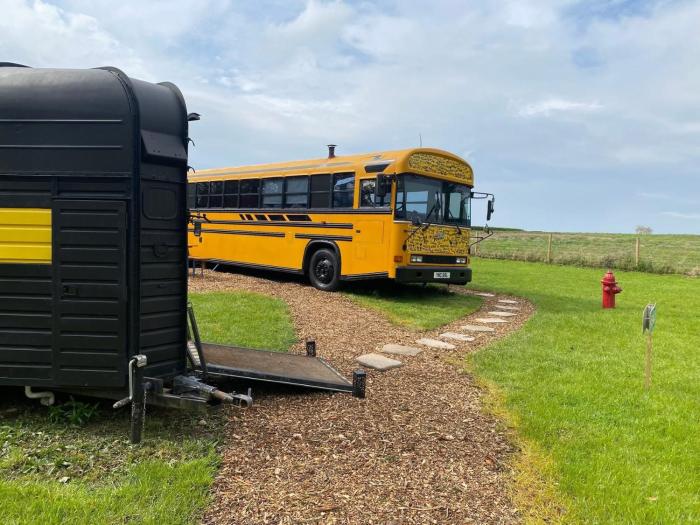 The Skoolie at Field of Dreams