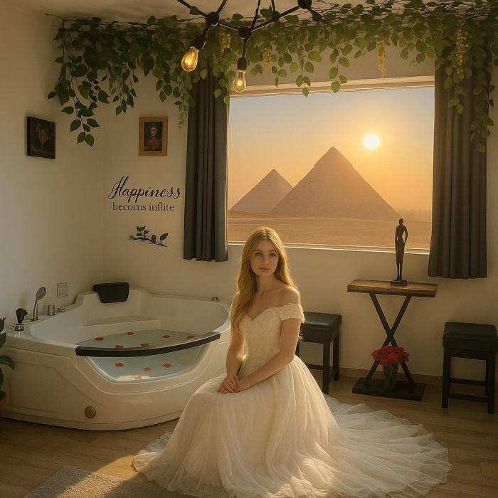 Pyramids view apartment