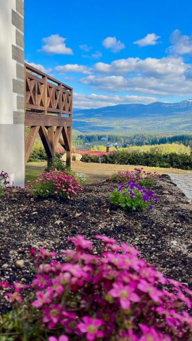 Luksusowa Willa w górach Sunny Slope - Szklarska Poręba, Widok na Karkonosze, 2 prywatne sauny w cenie, 5 łazienek, tarasy, ogród