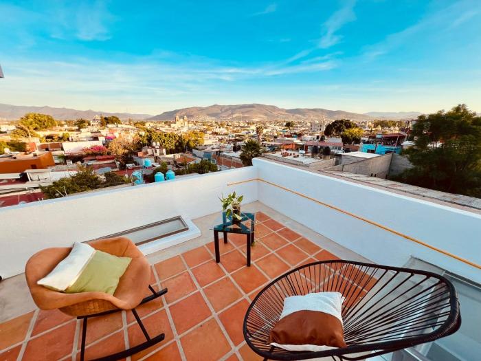 Departamento con terraza en el Centro