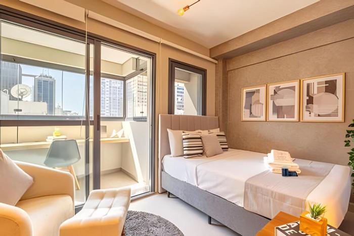 Easy Star - Lindo studio em Pamplona ao lado da Av. Paulista - HN01I