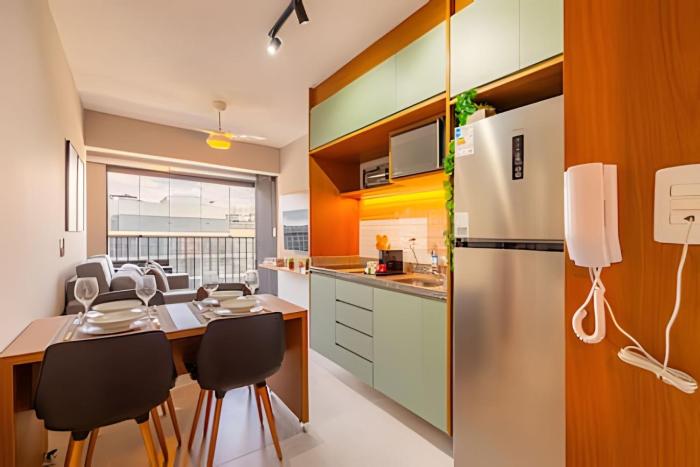 Easy Star - Belo studio com 1 dorm perto do Shop. Eldorado - UO05I