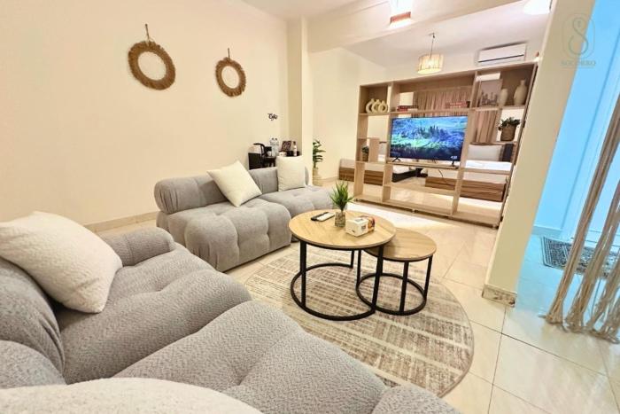 1BR Studio Apartment with Coffee and Extra Beds