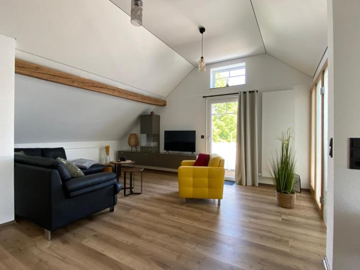 Haus Mariechen 5-Sterne-DTV-Ferienwohnung in der Nähe zum Silbersee mit Balkon & Sauna