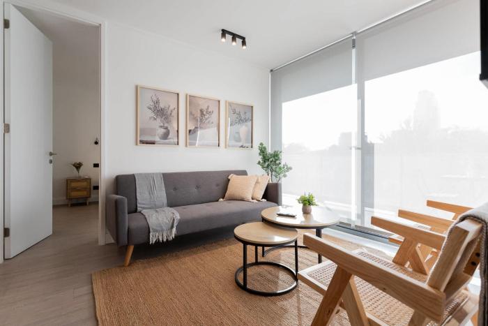 Facing Araucano Park 2BR 2 BA In Las Condes