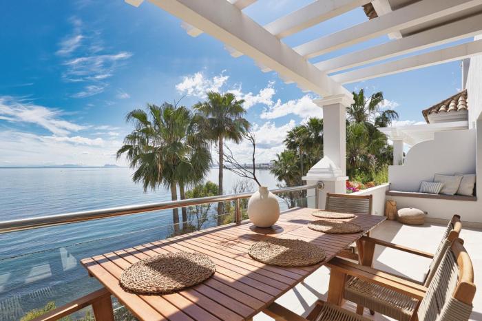 Penthouse Córdoba balcony sea view