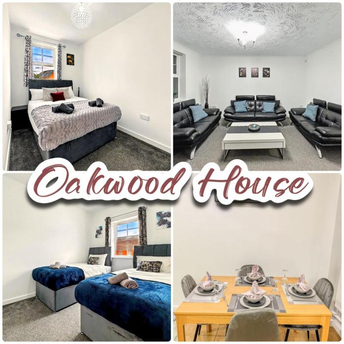 Leicester Oakwood House 6 Bed-Sleeps 11-Private Garden-Free Parking