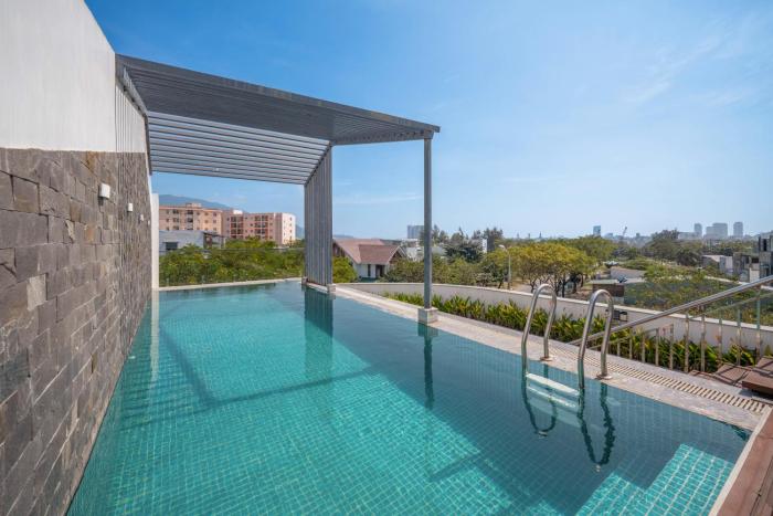 Hùng Villa 5br Full Ac Quite -Rooftop Pool- Bida- New