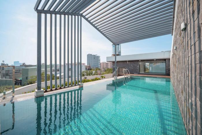 Hùng Villa 5br Full Ac Quite -Rooftop Pool- Bida- New