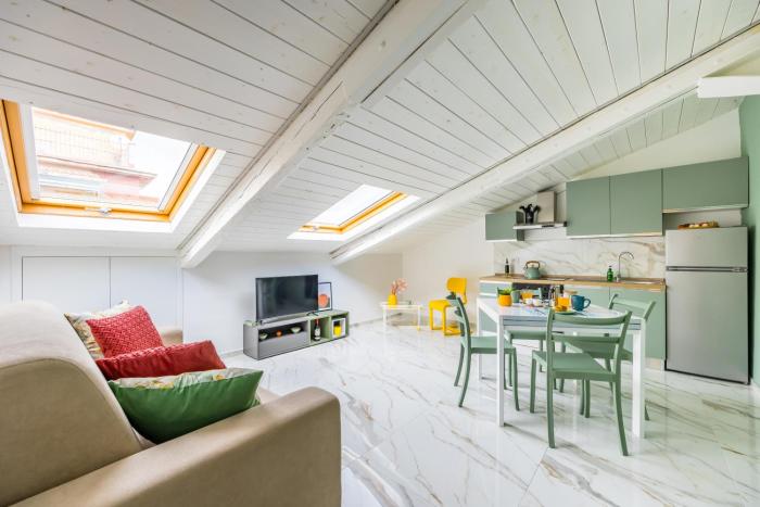 Sloping Roof in the Center of Naples