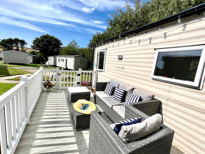 3 Bedroom Caravan with Decking at Newquay Bay Resort