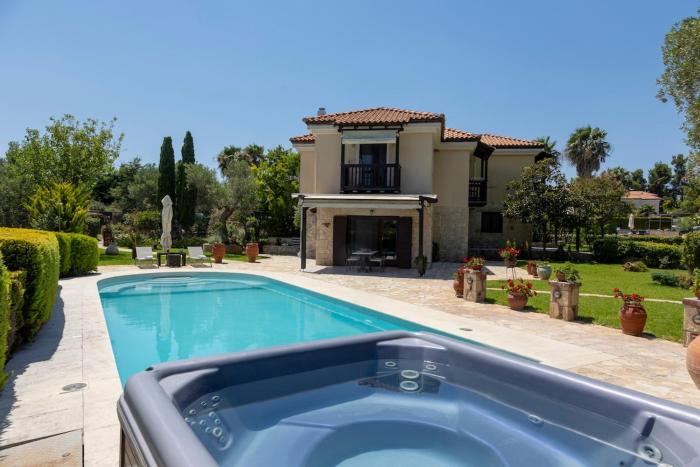 Eco Stone Villa with Private Pool and Jacuzzi