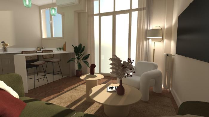 T2 refait à neuf - Mer & Promenade des Anglais - Negresco