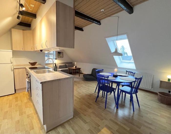 Hyggelig lejlighed på 1 sal