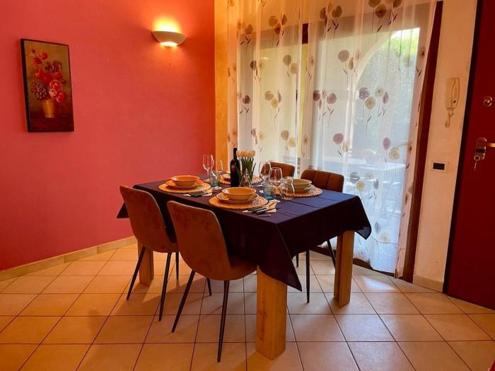 Beach house with private garden