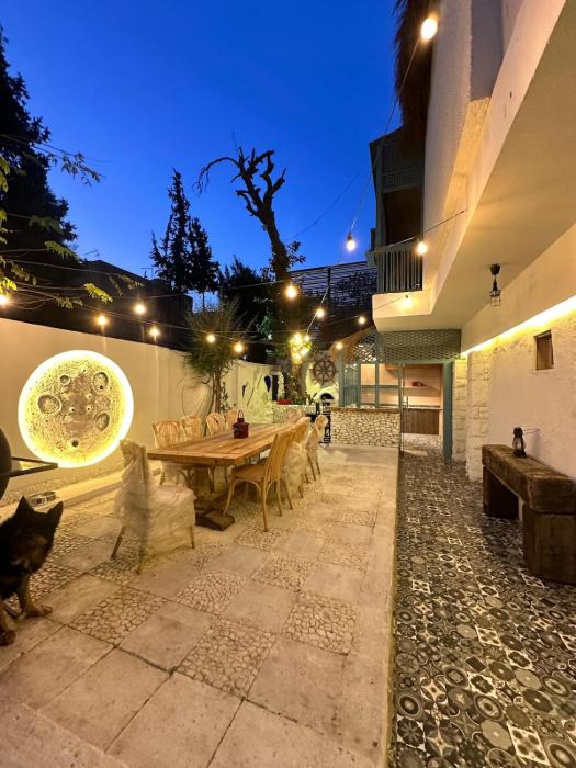 Rustic Luxe Garden Villa