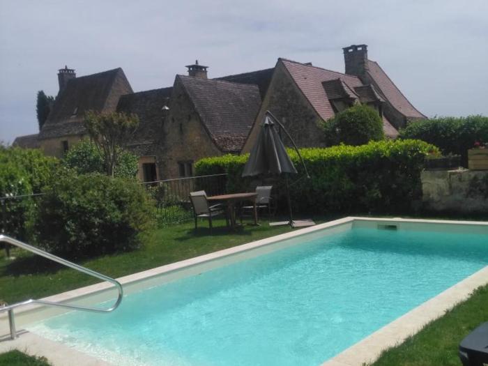Appartement Périgord Noir avec piscine privée et WiFi près de Beynac - FR-1-616-39