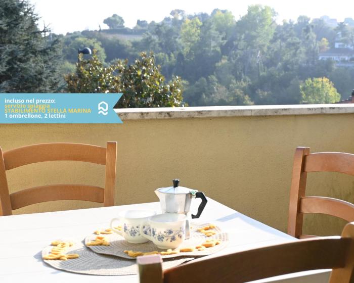 N148 - Numana, nuovo trilocale con terrazzo a 350 metri dal mare