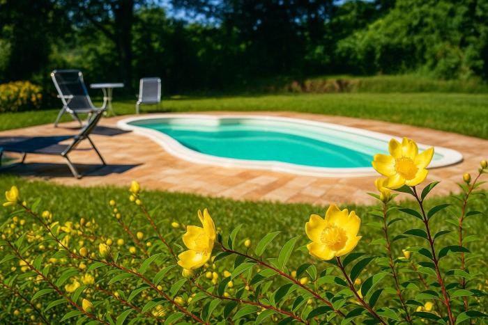 Casa il Girasole con piscina nelle Marche