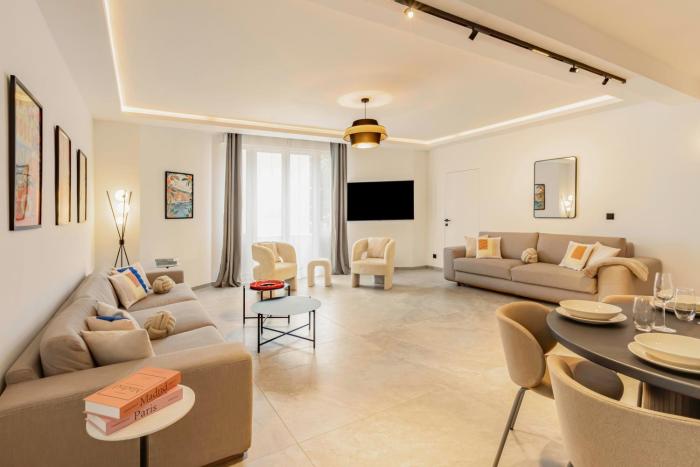 Elégant et moderne T4 à 100M de La Croisette