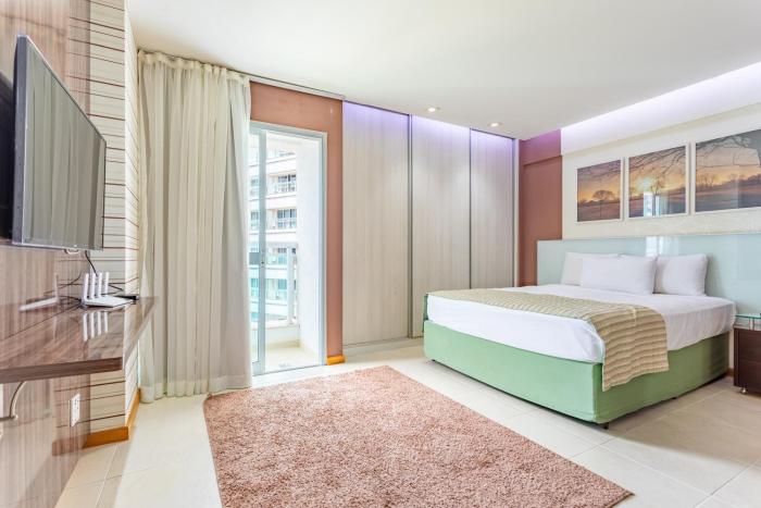 Flat Família, Vista Épica e lazer completo, equipado e confortável no coração de Brasília, em Saint Moritz Hotel -