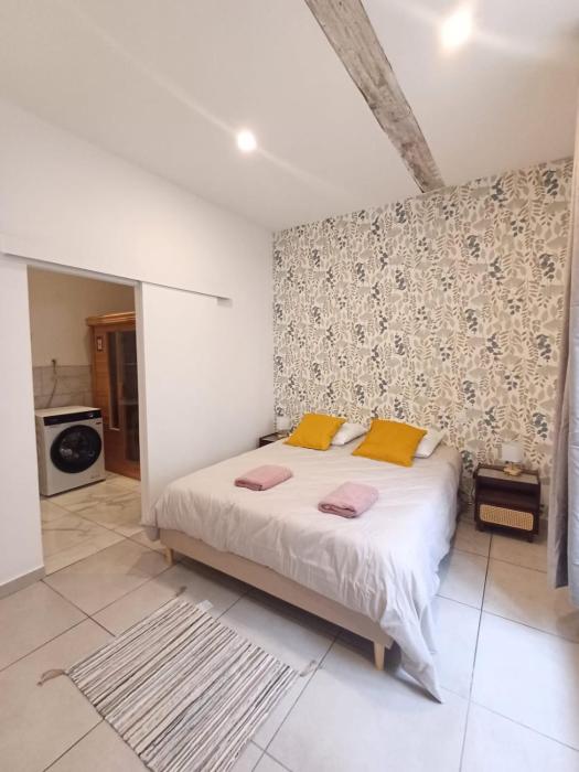 Charmant T2 cosy avec sauna privé & cour en plein cœur de la ville