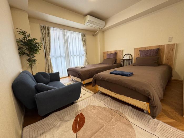 东京#2整套房源近池袋新宿独立洗手间厨房双床可住2到3人