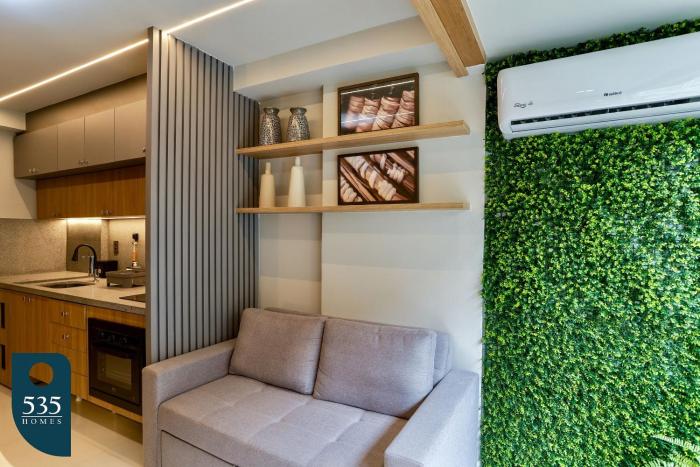 Conforto em apartamento a passos da praia da Barra