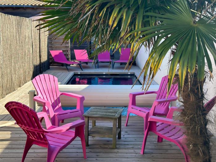 Maison de locéan 100m des plages - piscine chauffée 2 chambres