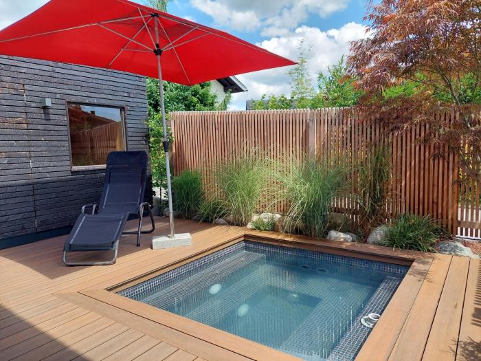 Ferienhaus Berge und See mit Whirlpool und Sauna