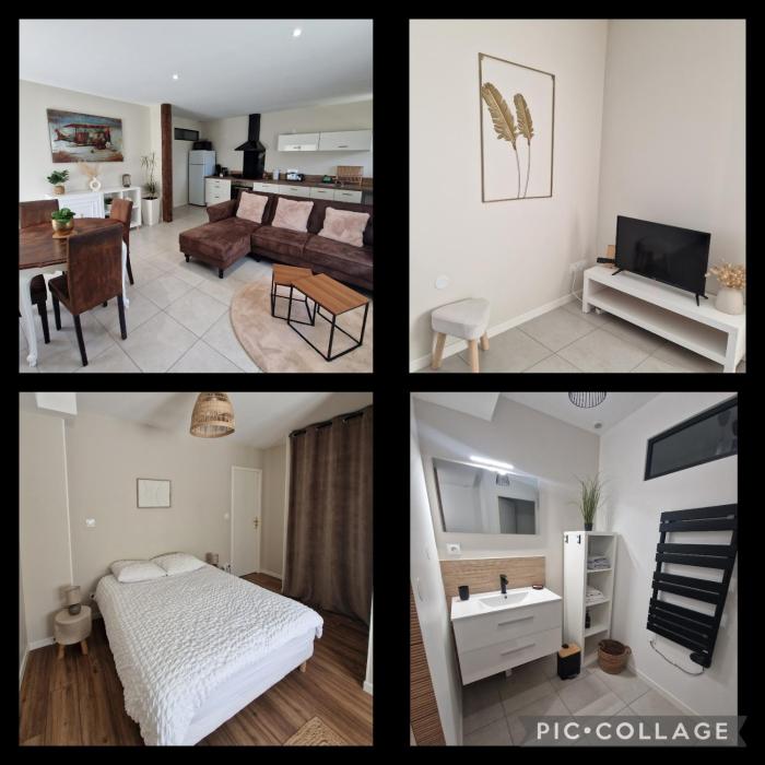 Appartement avec extérieur pour 3 à 4 personnes