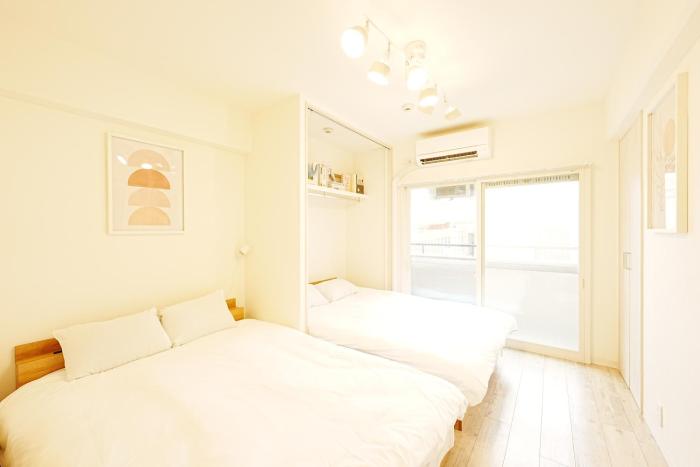 クリオ 603 New Open 難波駅徒歩5分 黒門市場でんでんタウン 徒歩2分 ホテルのリネン使用