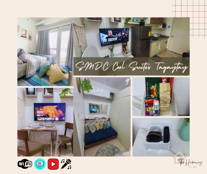 SMDC Cool Suites Unit 910 Tower B 9th flr Netflix PLDT Karaoke