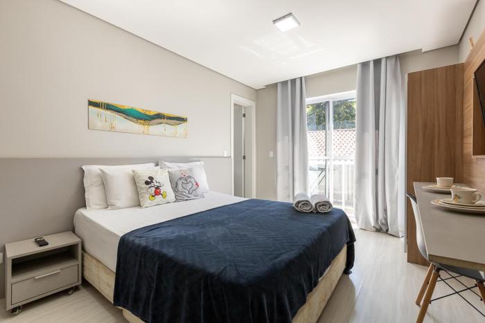 3-Studio lindamente decorado! Ideal para casal!!!