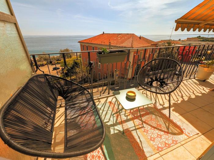 Appartement familial - Vue mer