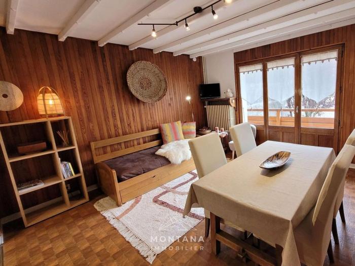 Beau 2 pièces au cœur du Grand-Bornand, pour 4 personnes - FR-1-458-219