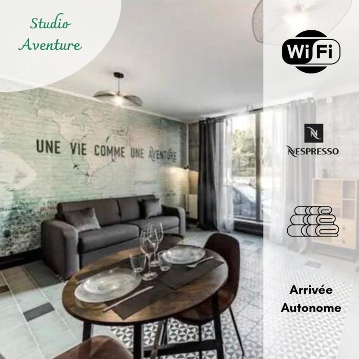 Studio AVENTURE - Le Méridien #Lave-vaisselle #Wifi #Ventilateur