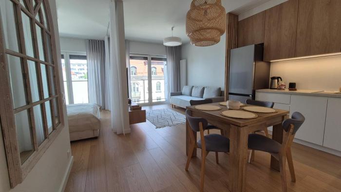 Luxurious Cinnamon Apartment, self check-in 24h, free parking, air-conditioning