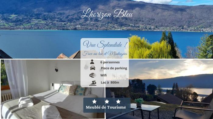 Splendide vue sur le lac ! proche des stations de ski