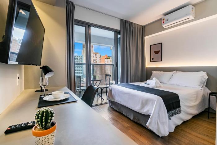 Studio no Metrô Vila Madalena a 6min Av Paulista