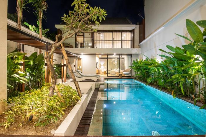 Chic 3BR Hideaway Canggu AC 5min to Beach