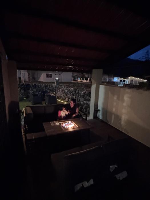 Los pinos casa con hogueras y vistas al Volcán