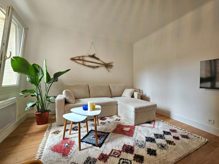 T2 au calme, proche mer, idéal couple ou télétravail