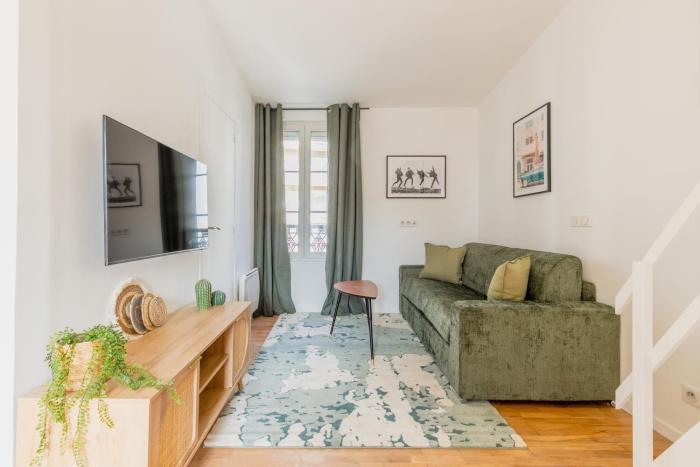 Delicate studio bathed in sunlight